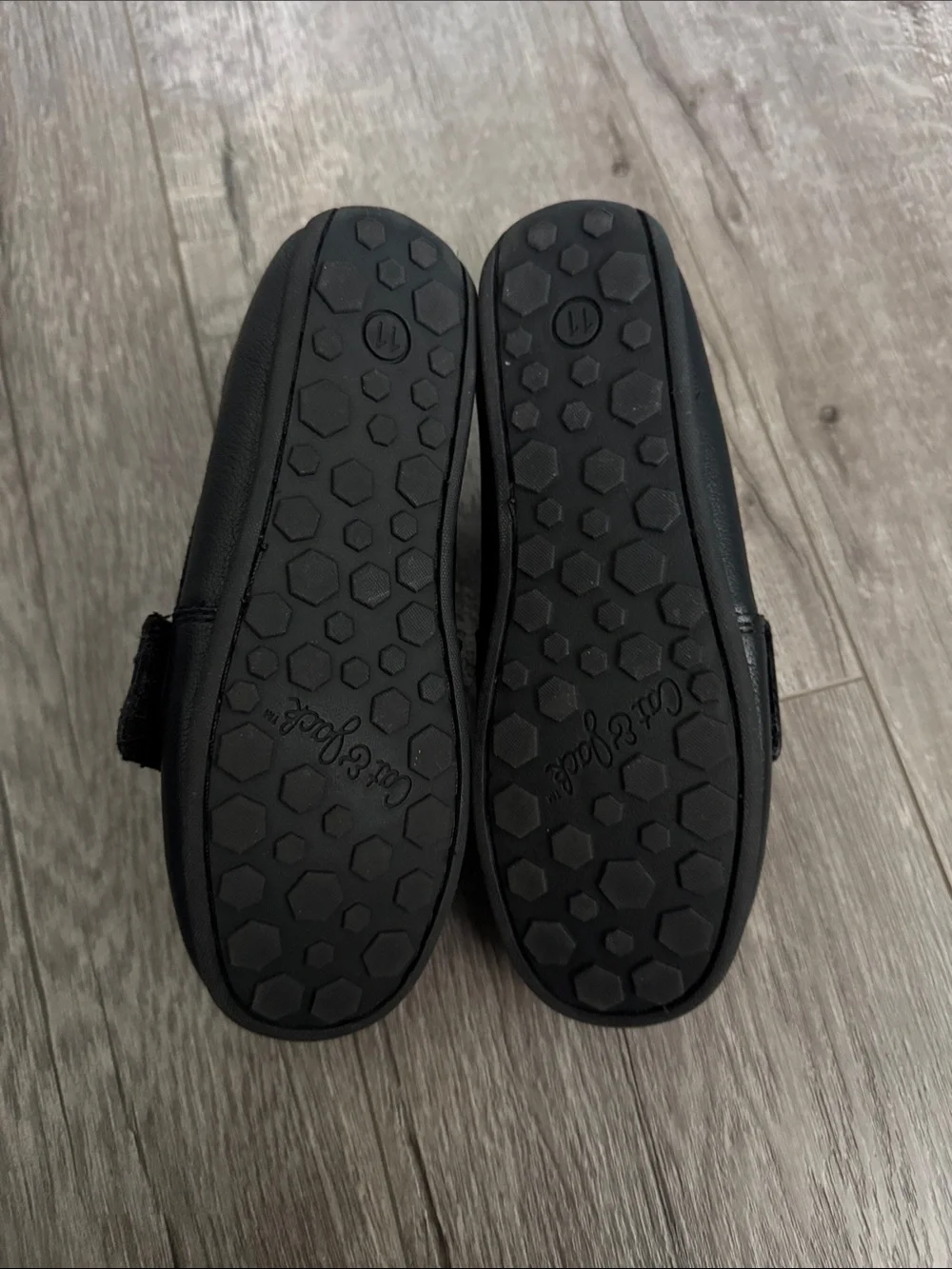 Cat & Jack Black Kids Slip-On Moccasin Loafers